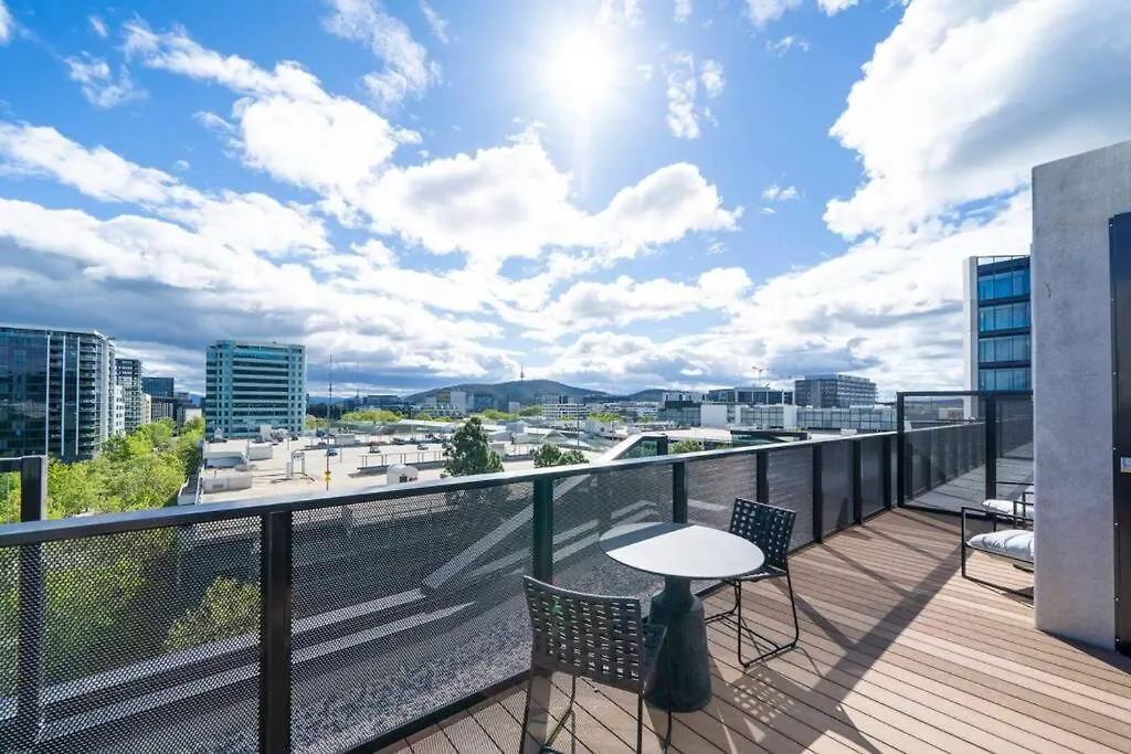 3 Brs Topfloor View@Heart Of Canberra Free Parking